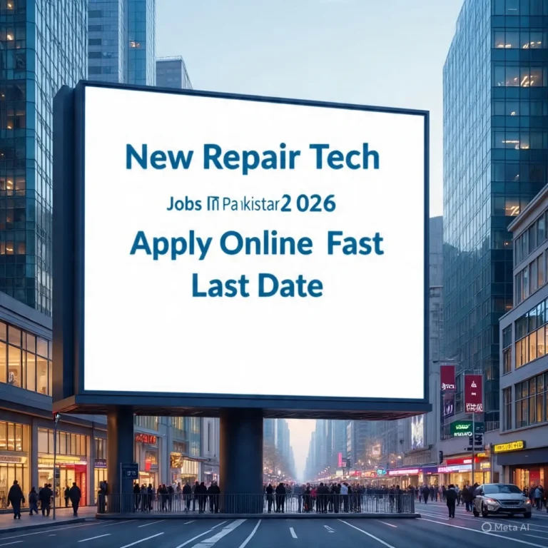 New Repair Tech Jobs in Pakistan 2026 – Apply Online for Fresh and Experienced Candidates