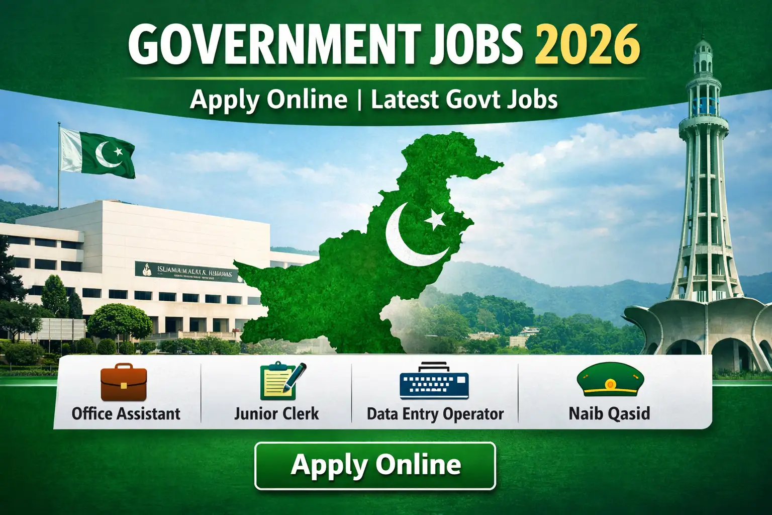 Latest Government Jobs 2026 Apply Online Pakistan