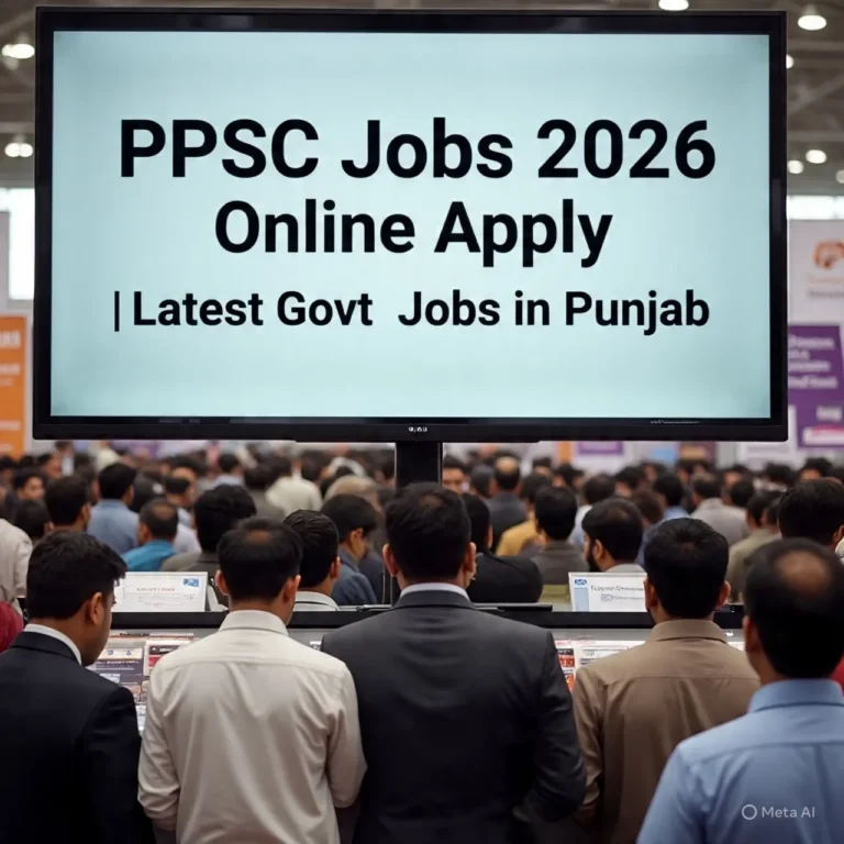 PPSC Jobs 2026 advertisement پنجاب پبلک سروس کمیشن نوکریاں 2026 apply online